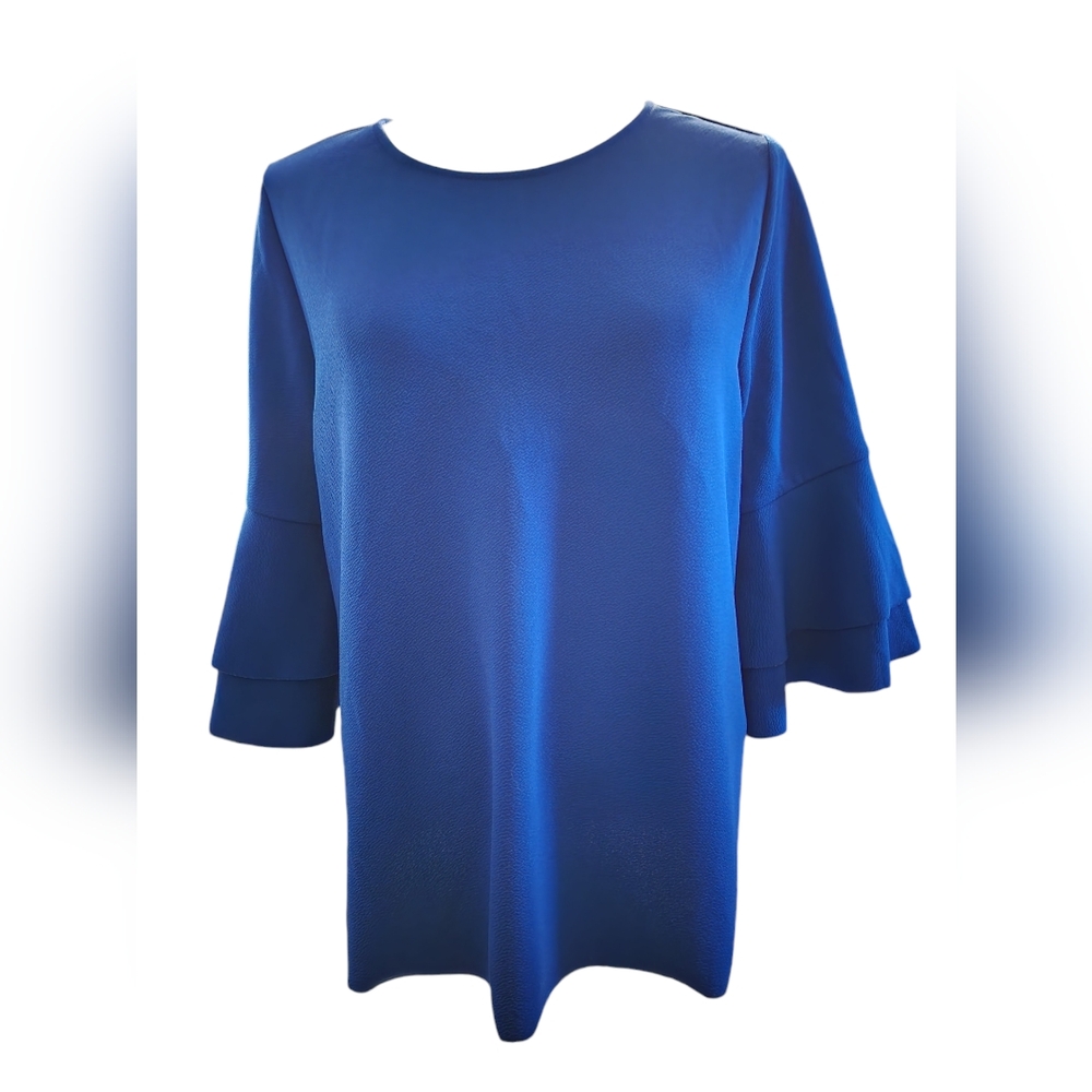 Lane Bryant Top, Blue, 14/16